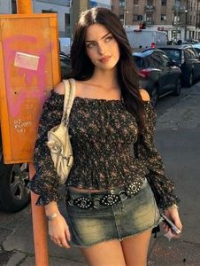 Floral Print Off-Shoulder Top