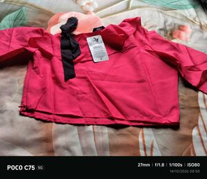 Chic Red Off-Shoulder Crop Top