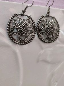 Beautiful Silver Oxidised Earrings