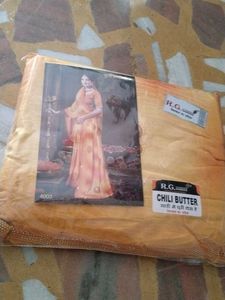 R.G. Sarees - Chili Butter Saree