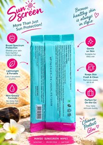 MINISO Sunscreen Wipes