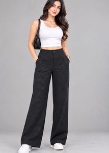 F&f Classic Pinstripe Flare Pants