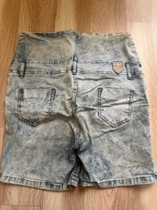 Ultra High Waisted Denim Shorts