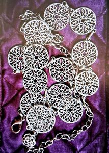 Silver Tone Waist Chain Belt