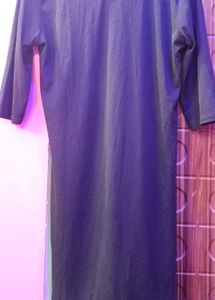 Black Tunic Top with Ring Detail