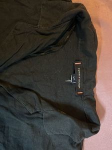 Tommy Hilfiger Black Button-Up Top