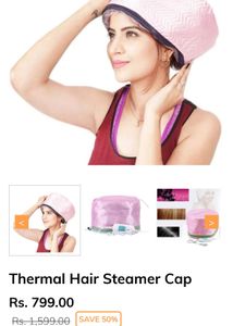 Pink Hair Steamer Kit