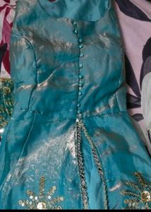 Elegant Teal Kurta Set with Dupatta