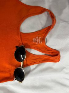 Orange Jockey Tank Top🧡