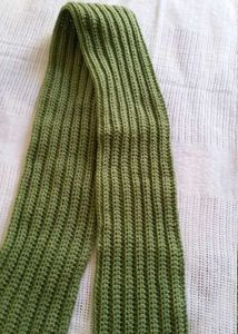 Crochet Green Hiroshi's Scarf