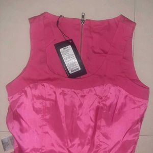 Vibrant Pink Chic Sleeveless Only Dress - Women