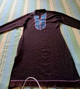 Embroidered Detail Casual Dress