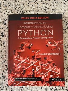 Introduction to Computer Science Using Python
