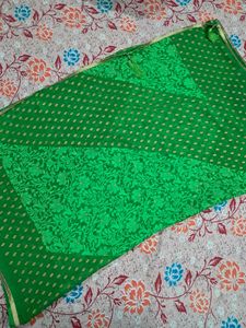 Beautiful Green Silk Saree