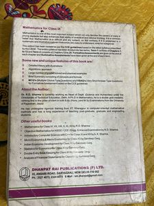 Class IX Mathematics by R.D. Sharma