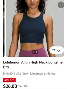 Navy Blue Sports Bra