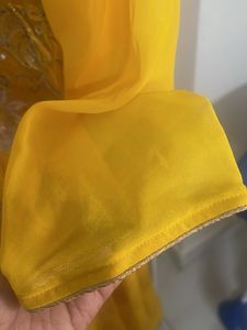 Vibrant Yellow Embroidered Kurta Set