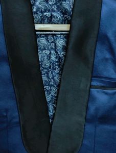 Men's Blue Velvet Tuxedo Jacket party wear