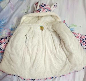 Floral Padded Jacket For Kids