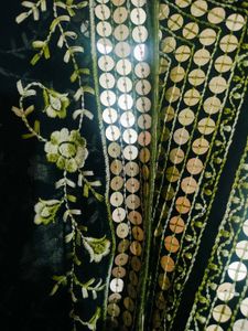 Elegant Black Embroidered Kurta Set