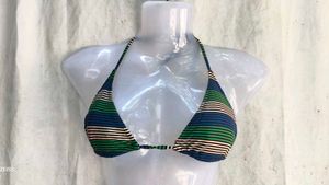 Striped Bikini Top