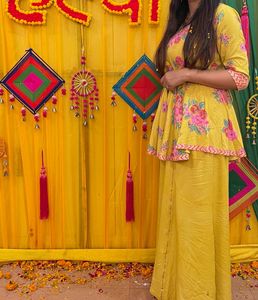 Yellow Haldi co ord set