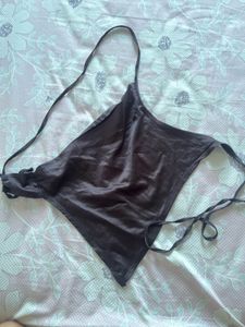 Satin Halter Neck Top