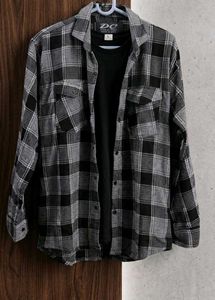 Men's Plaid Flannel Shirt/ Overshirt
