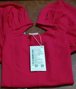 Chic Pink Power Shoulder Top