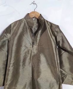 Metallic Dark Green Kurta (Boys)