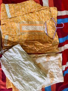 Beautiful Yellow Kurta Set with Dupatta