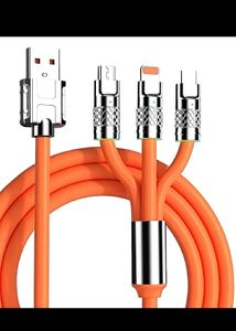Vibrant Orange Charging Cable Set