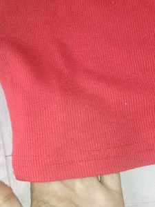 Red Halter Neck Crop Top