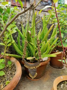 golden oxidize neckpiece