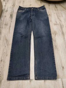 Classic Dark Wash Wide Leg Jeans