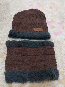 Winter Knit Hat & Scarf Set