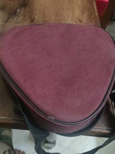 Maroon Canvas lunch bag