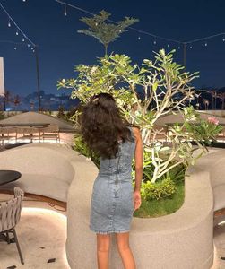 Women's Denim Sheath Dress