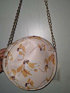 Cute Floral Round Sling Bag