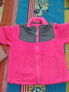Girls' Pink Fleece Jacket