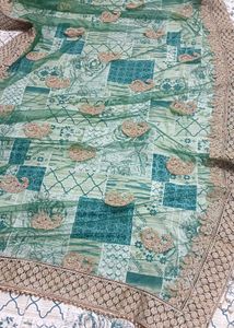 Bottle Green Bridal Embroiderd Velvet Lehenga