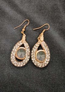 Beautiful Long Earrings With Beads IN Net
