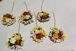 Rose Flower Jewellery With 6 Pic Maagtika