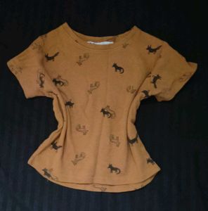 ᝰ.ᐟ Cute Printed Baby-Tee