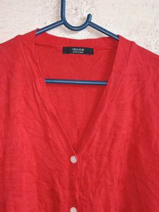 Style Winter Cardigan Sweater Red ♥️