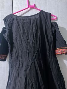 Elegant Black Ethnic Gown