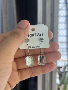 Elegant Crystal Drop Earrings