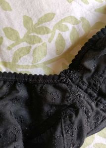 Floral Embroidery Everyday Cotton Bra