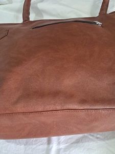 Brown Satchel Handbag