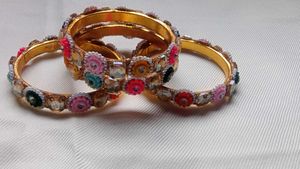 Colorful Ethnic Bangles Set✨🌈